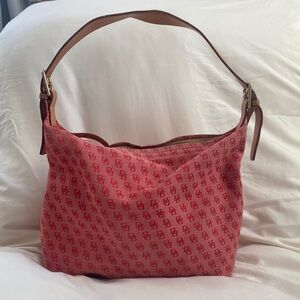 Dooney and Bourke pink monogram purse